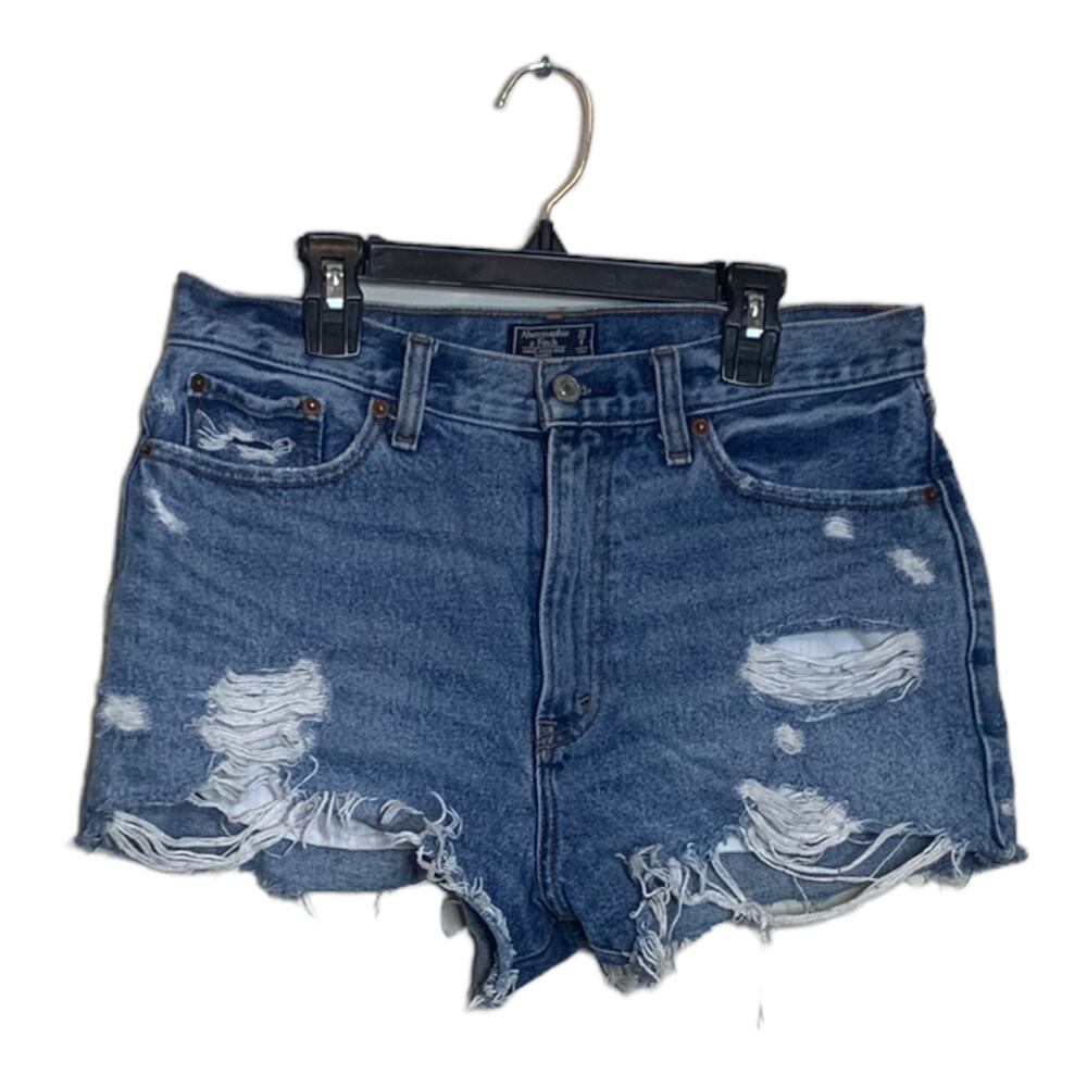 Abercrombie & Fitch distressed cut out short shorts size 28